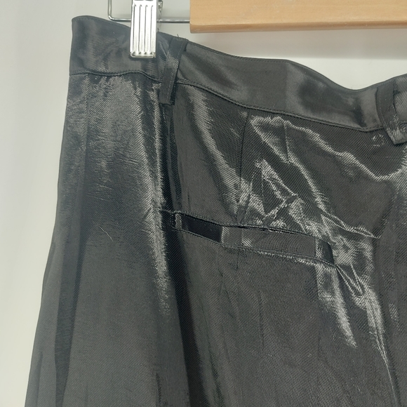 Anthropologie Current Air Robin Black High Rise Pleated Trouser Pants - Picture 7 of 8